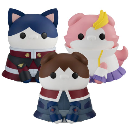MegaHouse Mega Cat Project Gundam SEED Cat Figures Set (Kira, Athrun, Lacus)