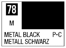 Mr Color Spray - S78 Metallic Black (Metallic/Primary)