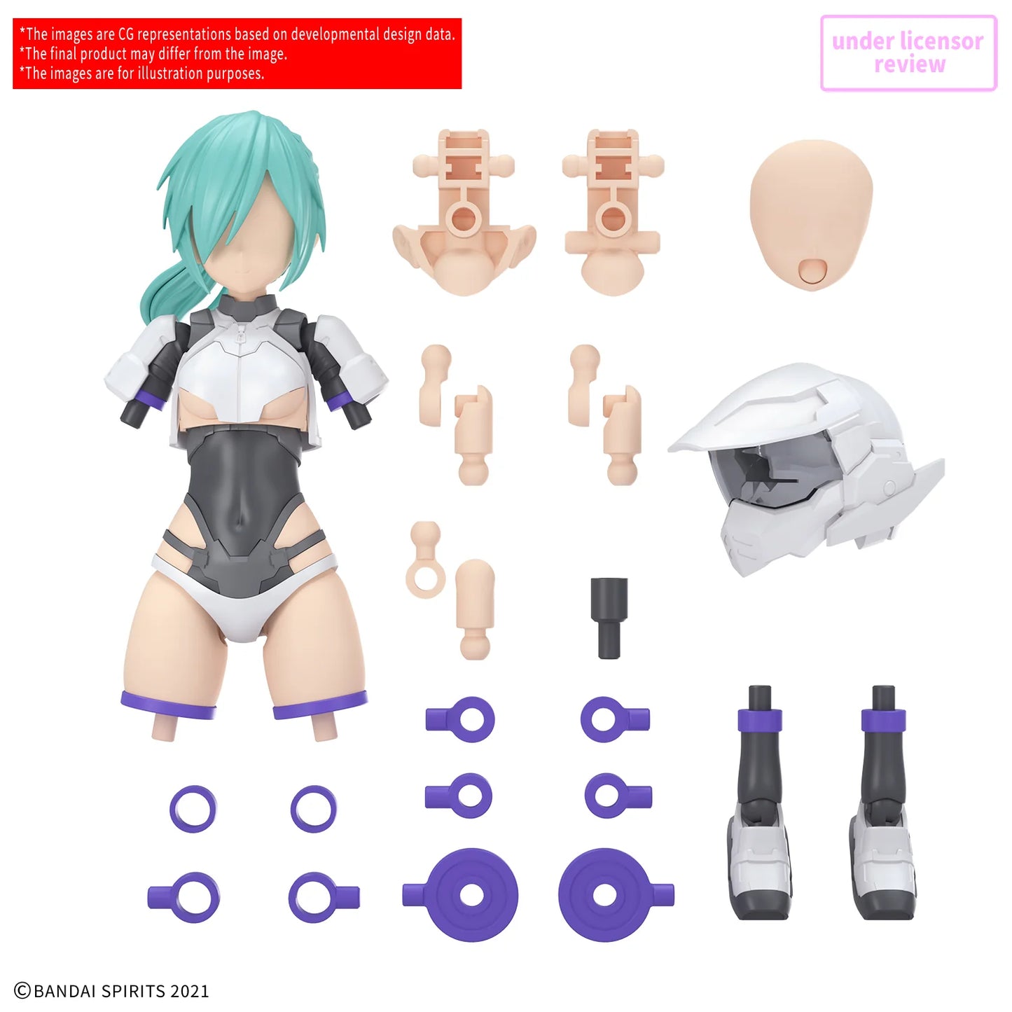 30MS OPTION PARTS SET 22 (TURBO COSTUME α) ［COLOR B］