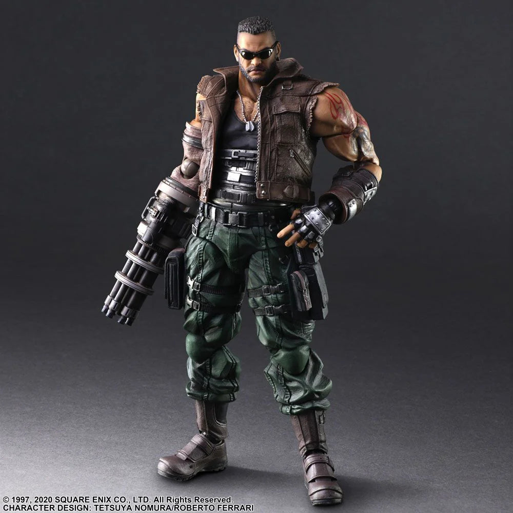 Final Fantasy VII Remake Barret Wallace Play Arts Kai Action Figure Ver. 2