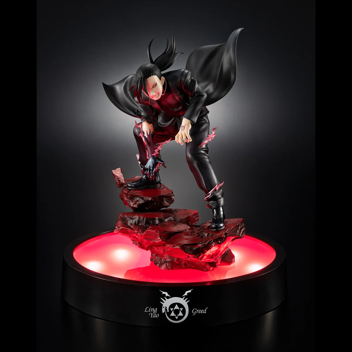 MegaHouse G.E.M. Fullmetal Alchemist Greed (Ling Yao) Scale Figure with LED Base Stand