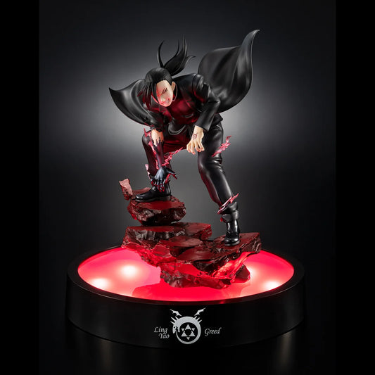 MegaHouse G.E.M. Fullmetal Alchemist Greed (Ling Yao) Scale Figure with LED Base Stand