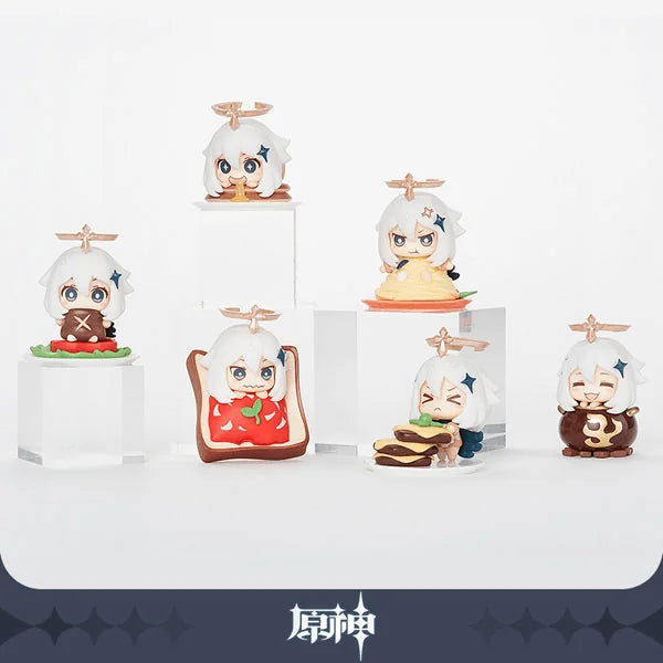 Genshin Impact Paimon Food-Themed Figure Set（6pcs） (Box of 6)