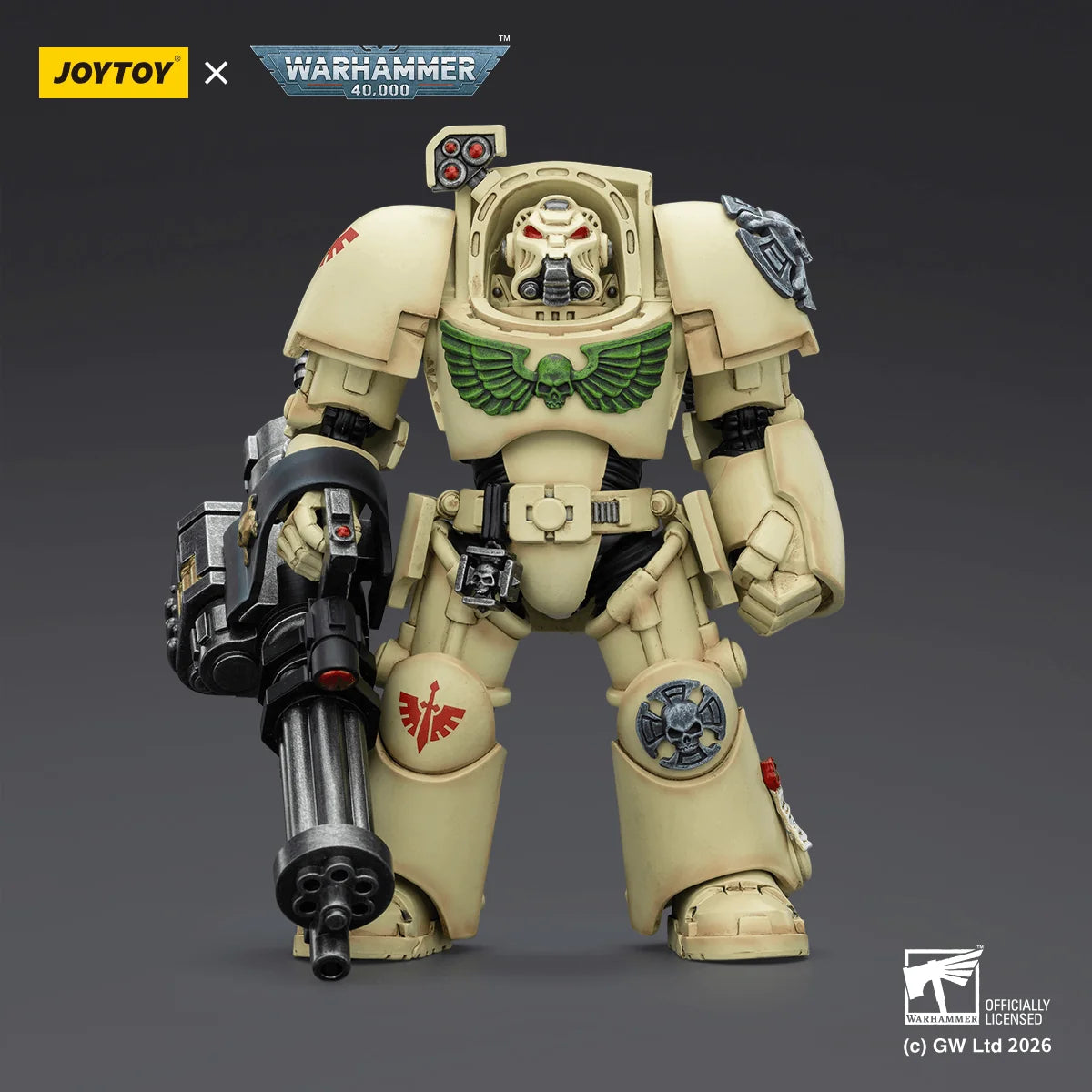 Dark Angels Deathwing Terminator 3 with Power Fist and Assault Cannon