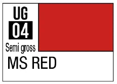 G Color - MS Red (Union A.F) - 10ml (Box of 6)