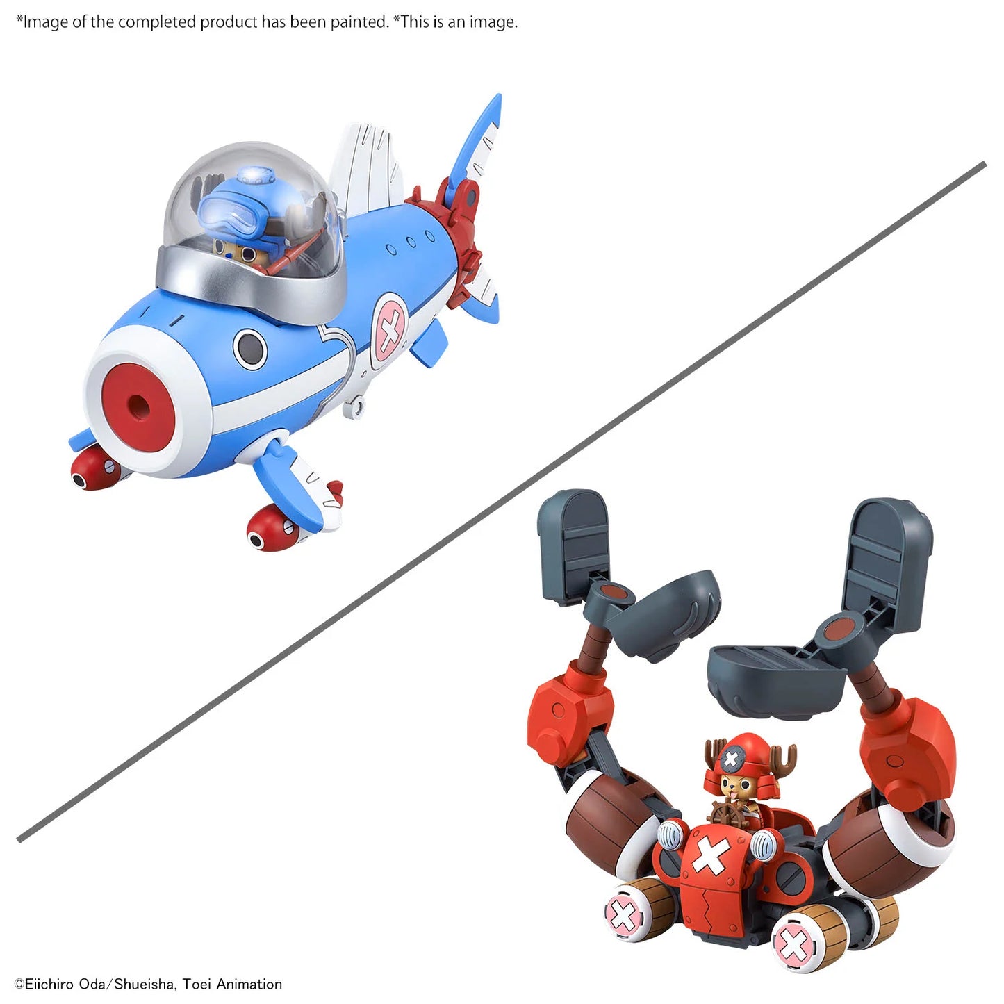 Chopper Submarine & Chopper Crane Model Set