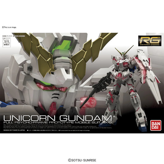 RG 1/144 RX-0 Unicorn Gundam Model Kit