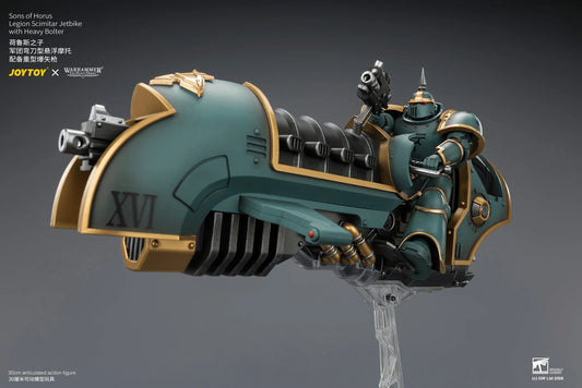 Sons of Horus Legion Scimitar Jetbike with Heavy Bolter