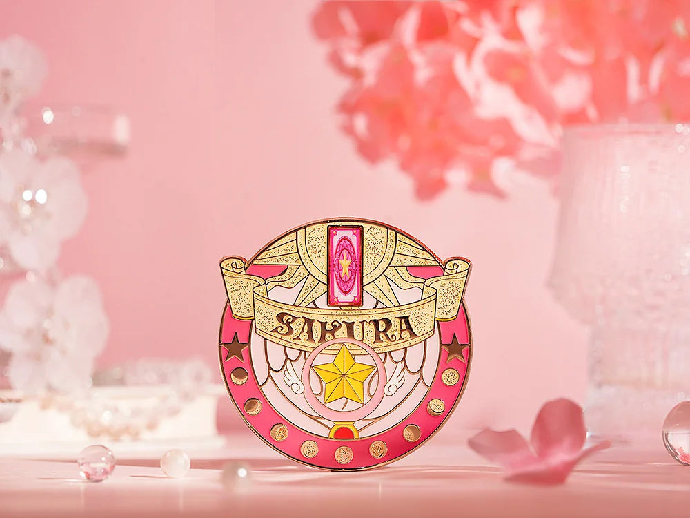GoodSmile Moment Cardcaptor Sakura 25th Anniversary Rotating Metal Badge