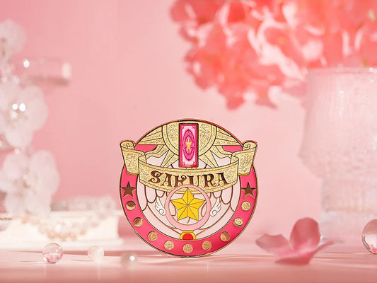 GoodSmile Moment Cardcaptor Sakura 25th Anniversary Rotating Metal Badge