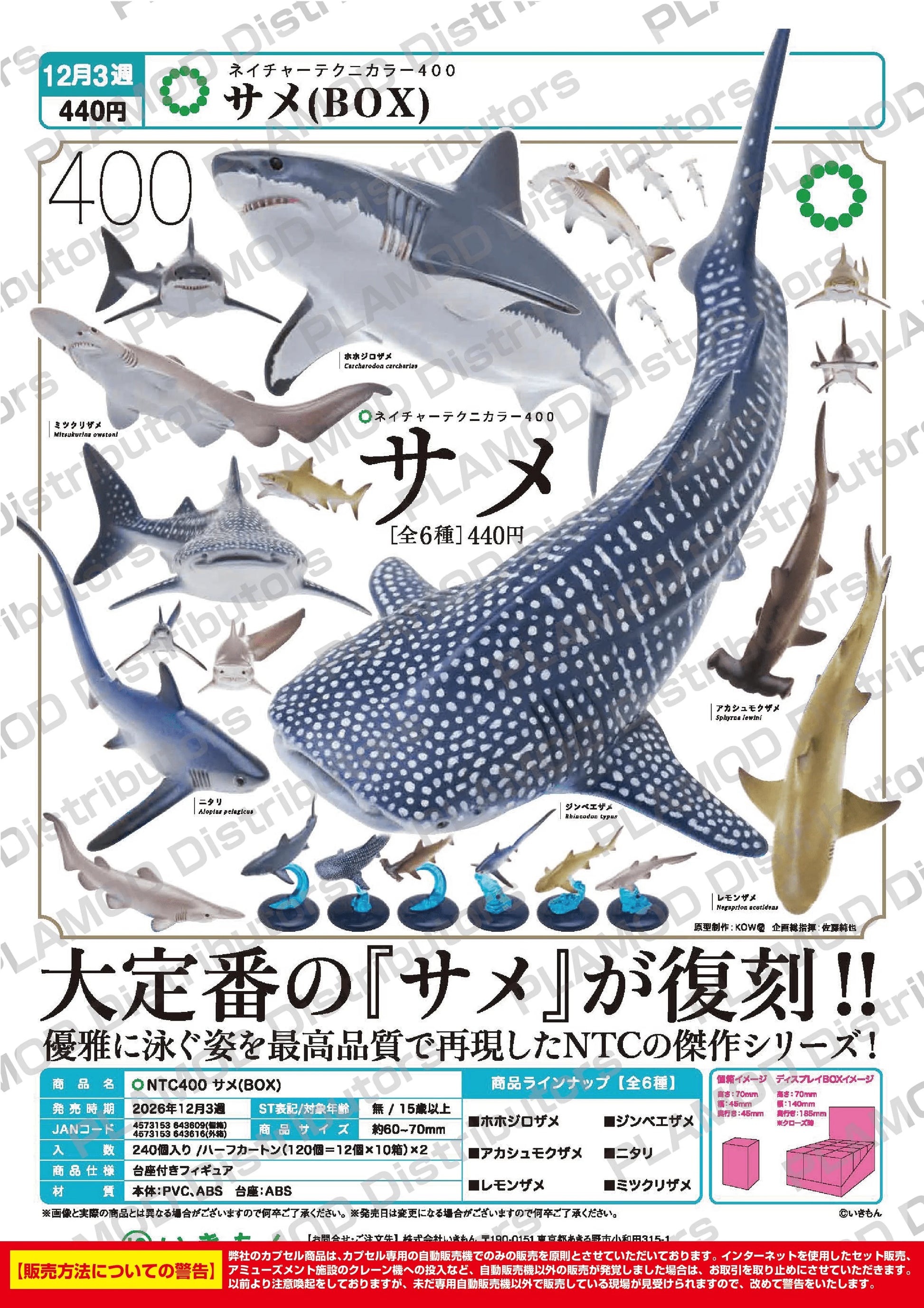 NTC400 Sharks (BOX) (Box of 12)