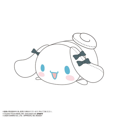 Hatsune miku×Cinnamoroll POTE KORO MASCOT Msize 2 (ITEM B)