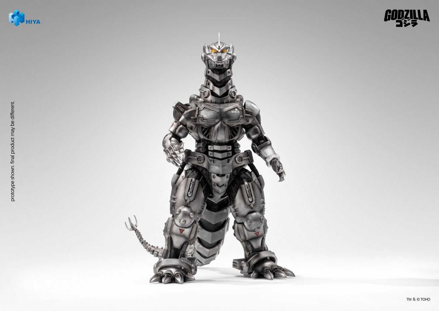 HIYA Exquisite Basic Series None Scale 7.7 Inch Godzilla Tokyo S.O.S. 2003 Mechagodzilla Heavy Arms / High Mobility Version Action Figure