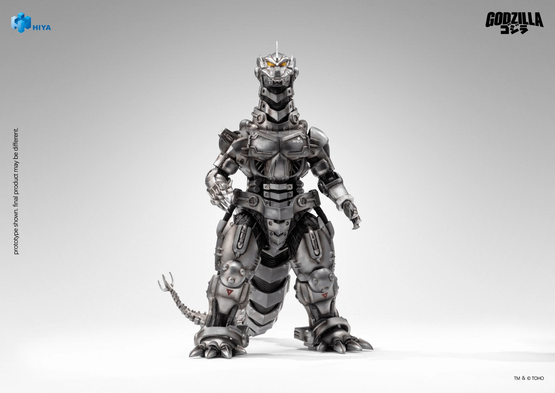 HIYA Exquisite Basic Series None Scale 7.7 Inch Godzilla Tokyo S.O.S. 2003 Mechagodzilla Heavy Arms / High Mobility Version Action Figure