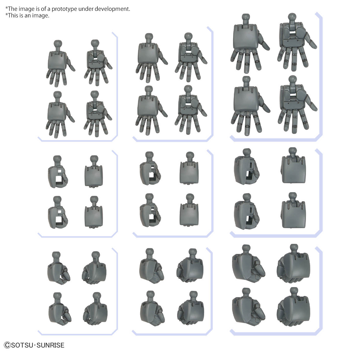 Option Parts Set Gunpla 04 (Build Hands Round)