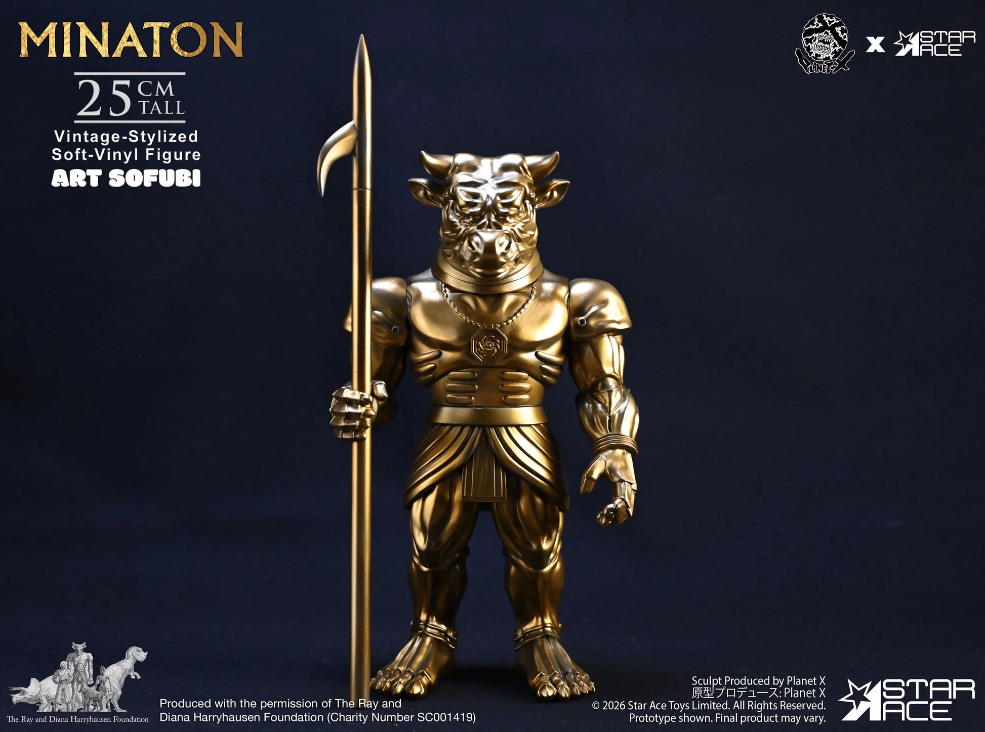 Minaton Vintage-Stylized Soft-vinyl Figure