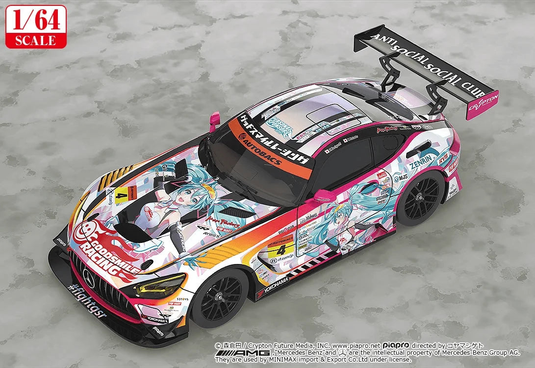(Rerelease) 1/64 Scale Good Smile Hatsune Miku AMG 2021 SUPER GT Round 5 Ver. - Release Date: 02/2027