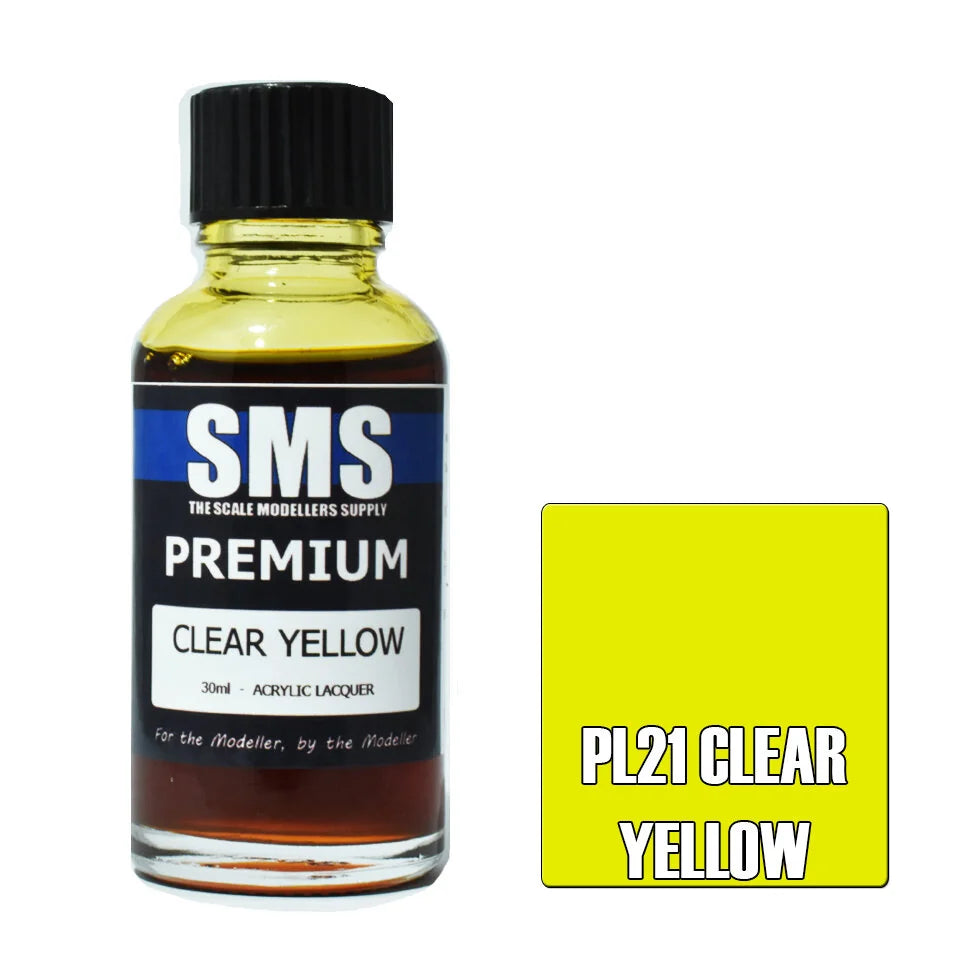 Premium CLEAR YELLOW 30ml (Box of 6)