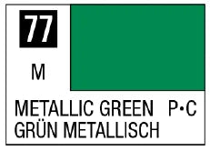 Mr. Color 77 - Metallic Green (Metallic/Primary Car) (Box of 6)