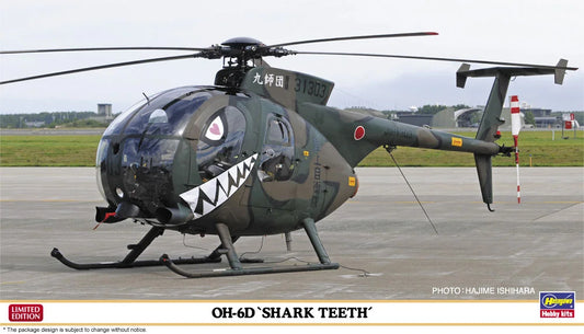 Hasegawa 1/48 OH-6D Shark Teeth Helicopter Model Kit