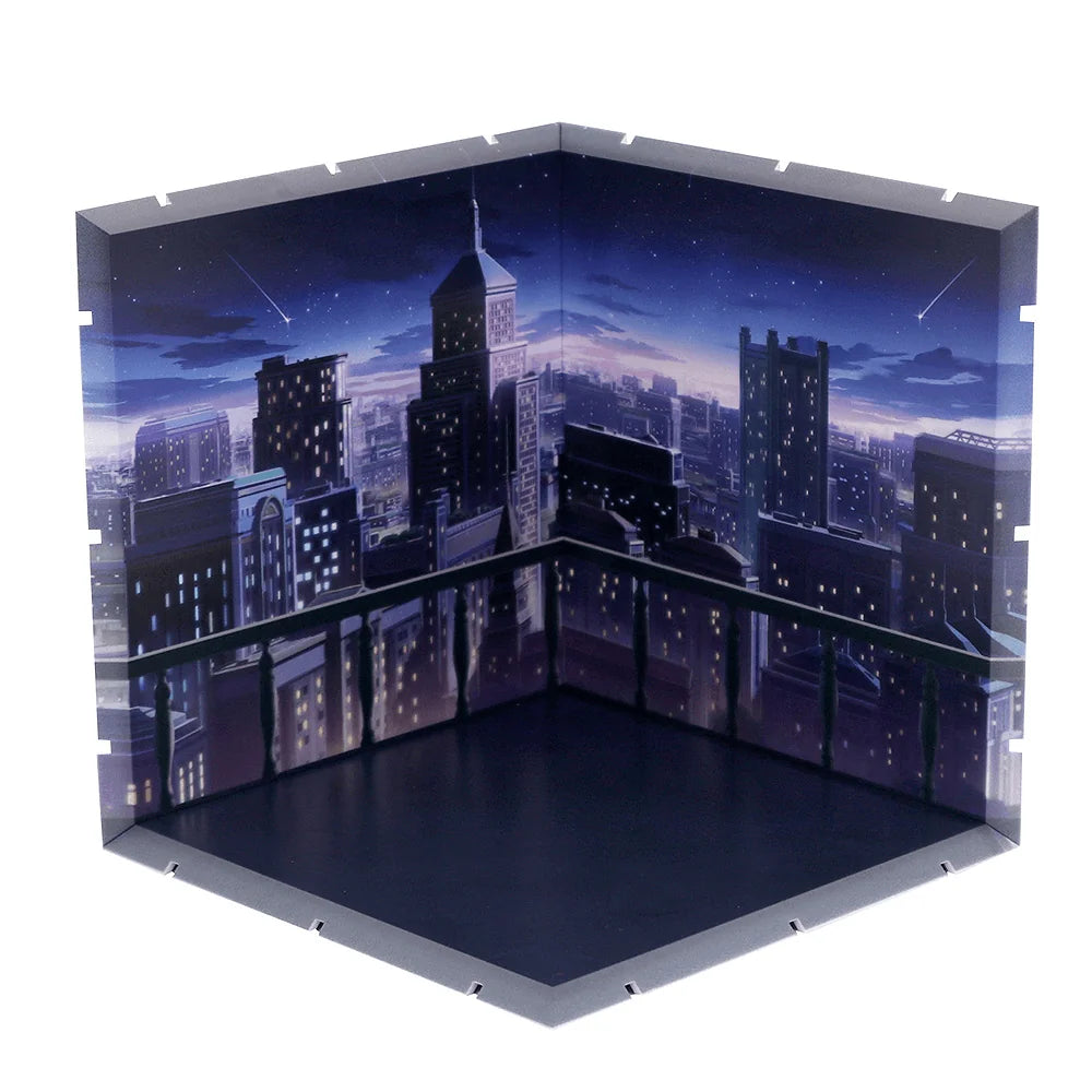 PLM Dioramansion 150 Rooftop Night Display Diorama