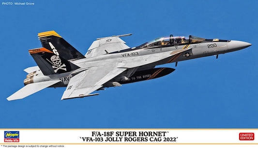 Hasegawa 1/72 F/A-18F Super Hornet VFA-103 Jolly Rogers Model Kit