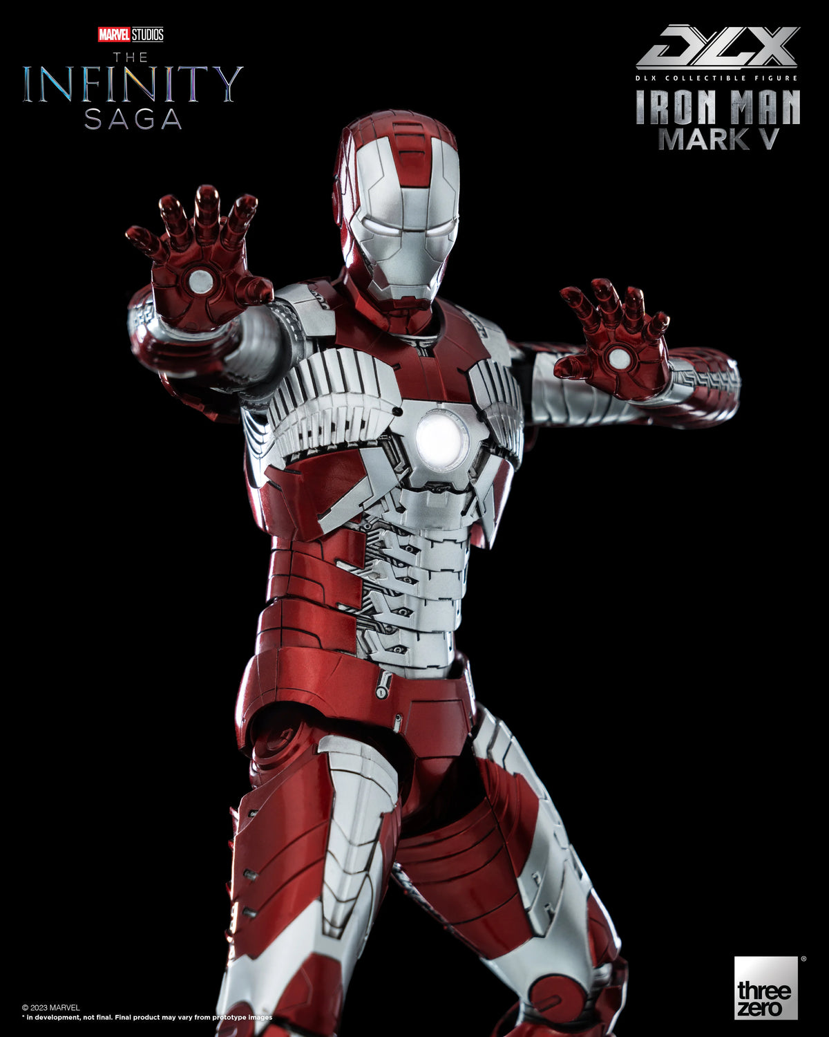 threezero DLX Iron Man Mark 5 Action Figure