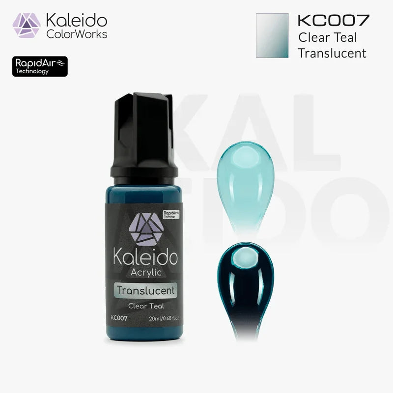 KC007 Clear Teal (Box of 6)