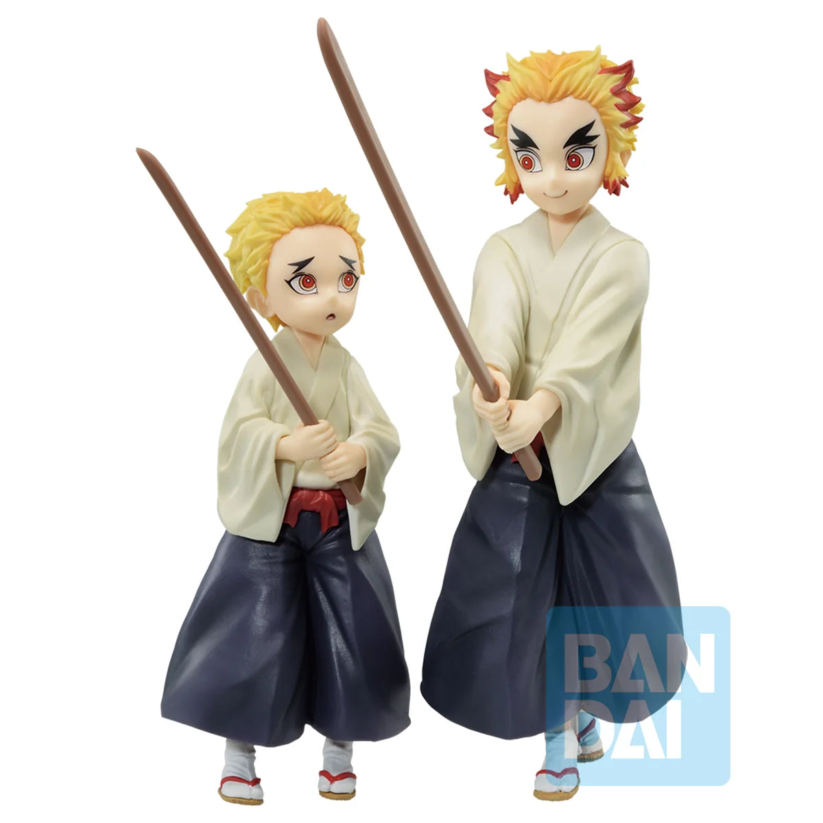 Kyojuro Rengoku & Senjuro Rengoku (Immortal ties) "Demon Slayer", Bandai Spirits Ichibansho Figure