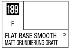 Mr. Color 189 Flat Base Smooth (Box of 6)