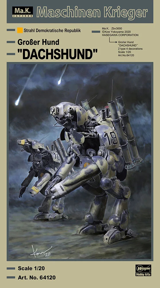 1/20 Humanoid Unmanned Interceptor Großer Hund "DACHSHUND"