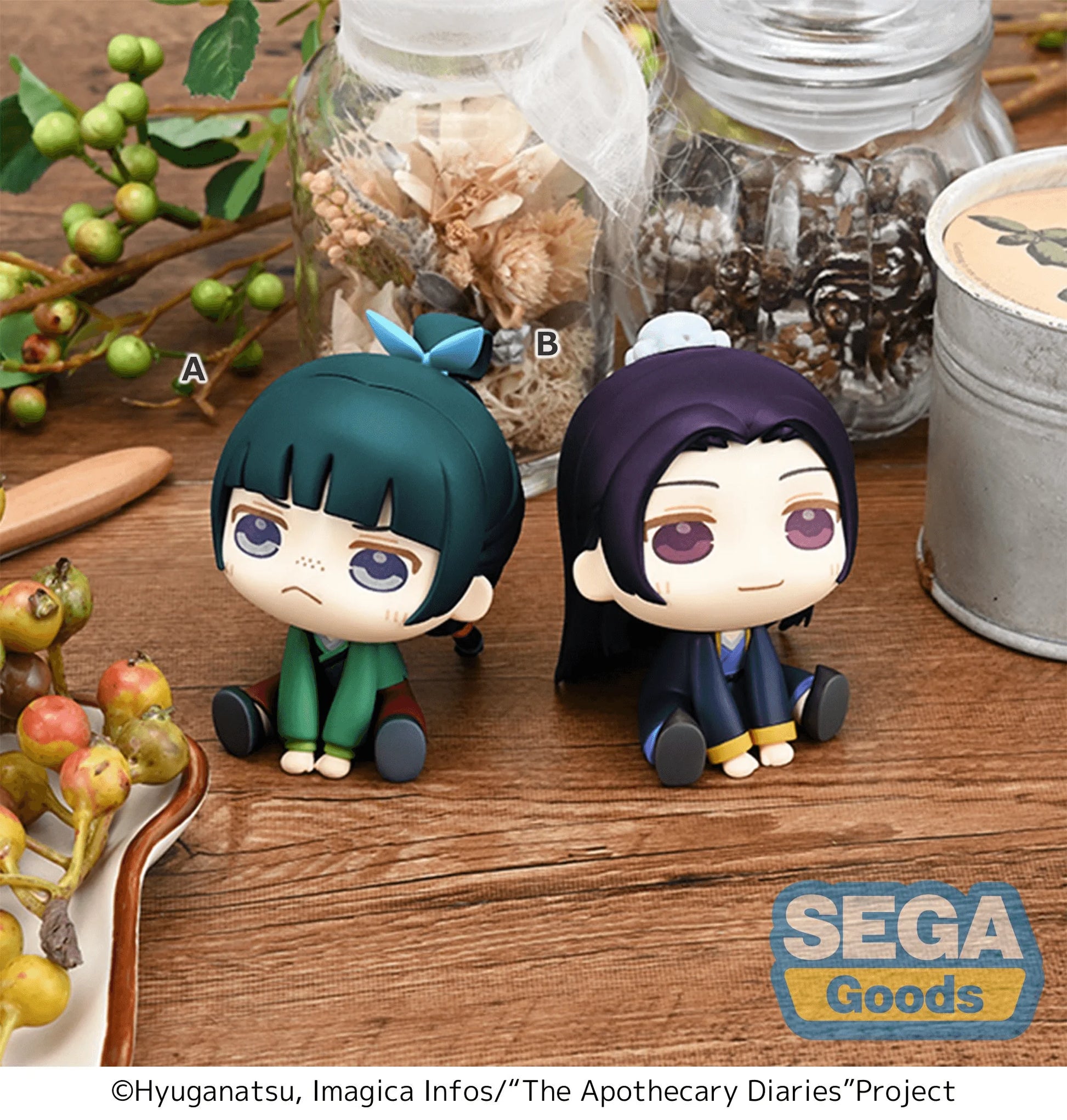 QyuruMe TV Anime "The Apothecary Diaries" Mini Figure "Maomao & Jinshi" (EX)