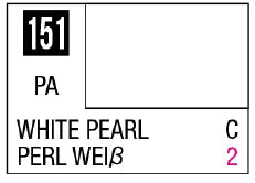 Mr. Color 151 - White Pearl (Pearl/Car) (Box of 6)