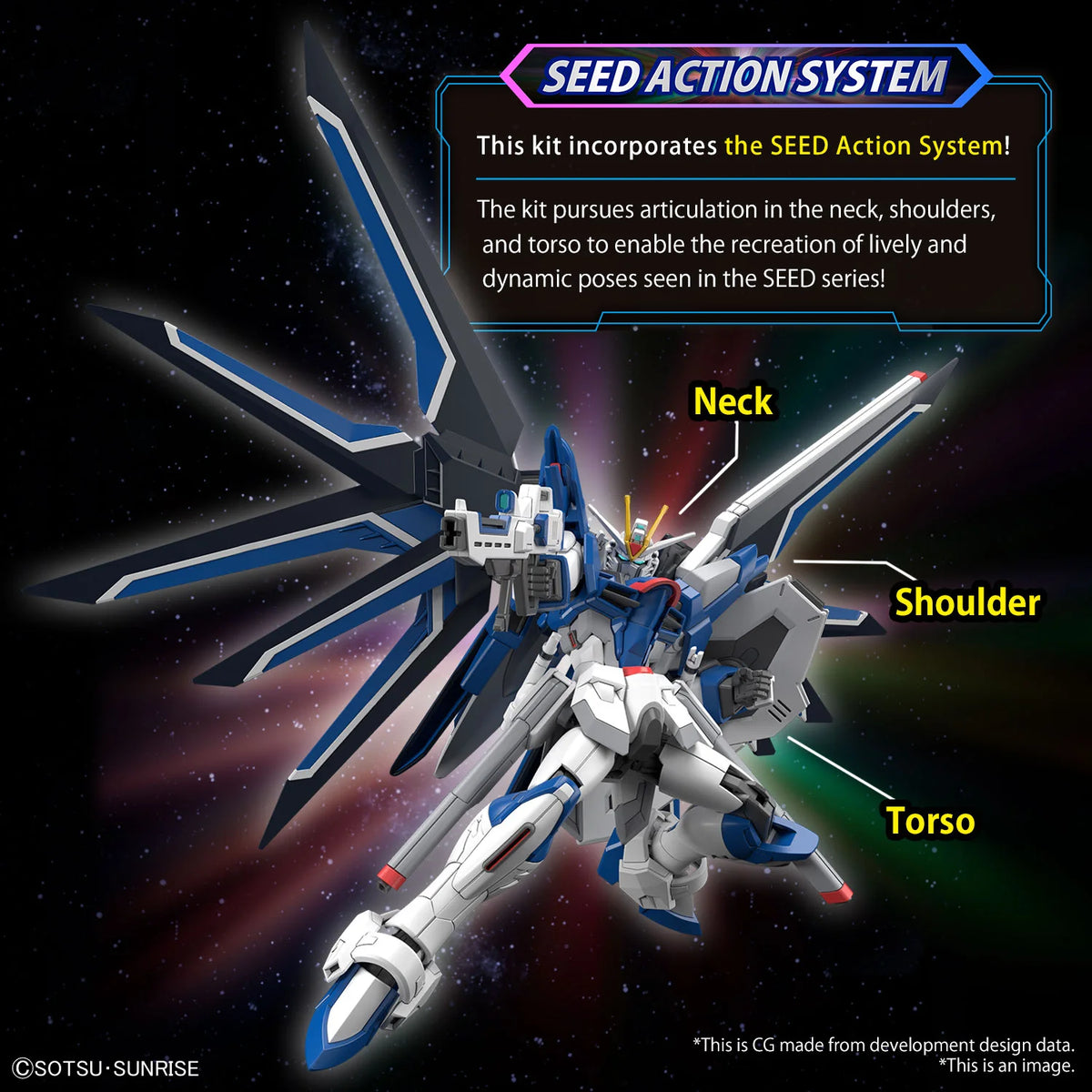HGCE 1/144 #243 Rising Freedom Gundam