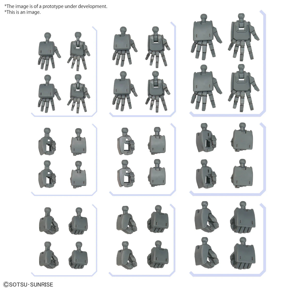 Option Parts Set Gunpla 03 Build Hands Edge