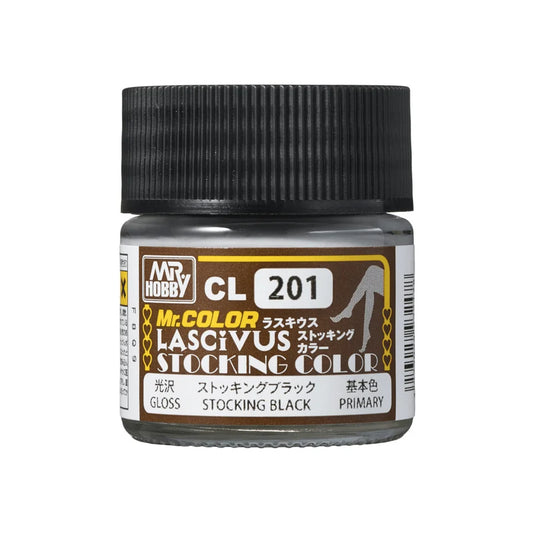 Mr. Color Lascivus Stocking Black (Box of 6)
