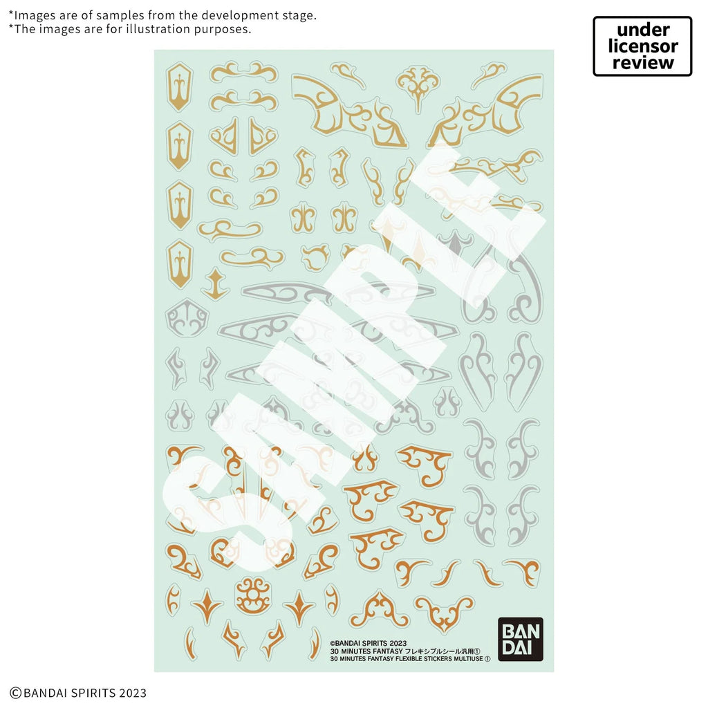 30 MINUTES FANTASY FLEXIBLE STICKERS MULTIUSE ① (Box of 6)