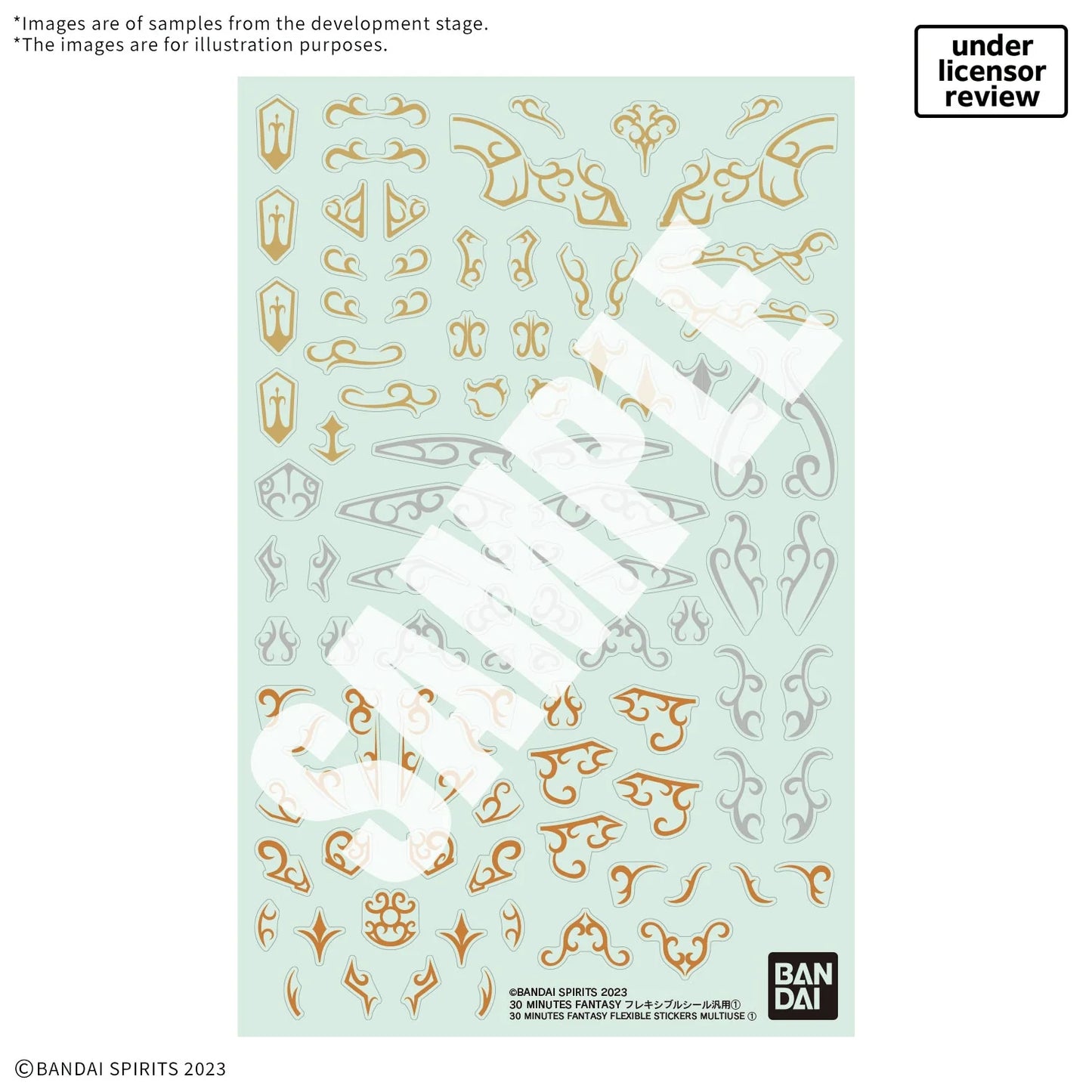 30 MINUTES FANTASY FLEXIBLE STICKERS MULTIUSE ① (Box of 6)