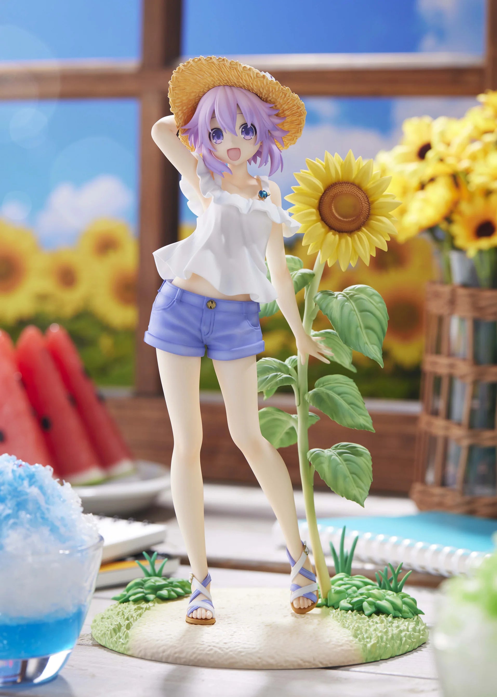 Broccoli Hyperdimension Neptunia Neptune Summer Vacation 1:7 Scale Figure