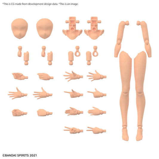 Bandai Hobby 30MS Option Body Parts Arm & Leg Set [Color C]