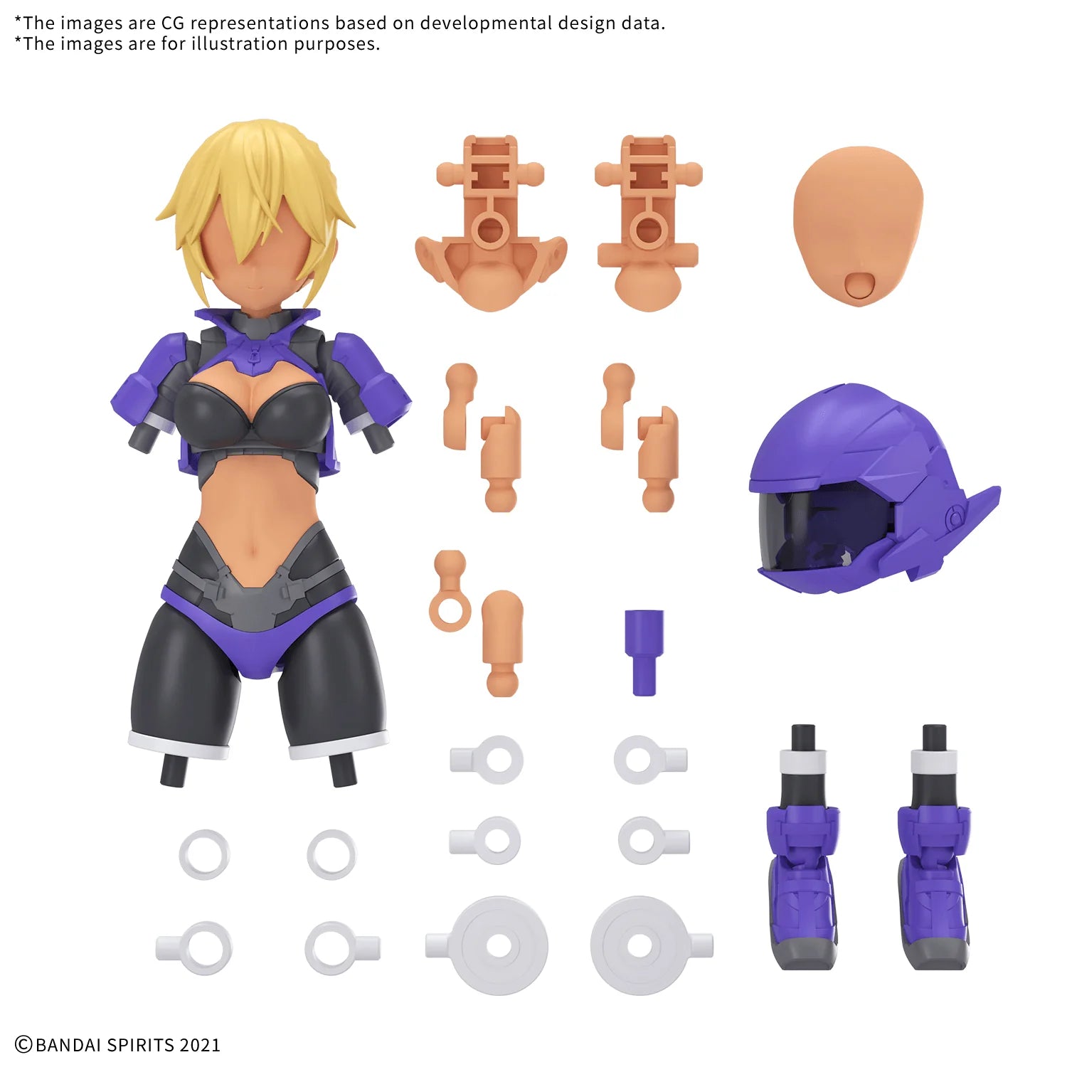 30MS OPTION PARTS SET 25 (TURBO COSTUME γ) [COLOR C]