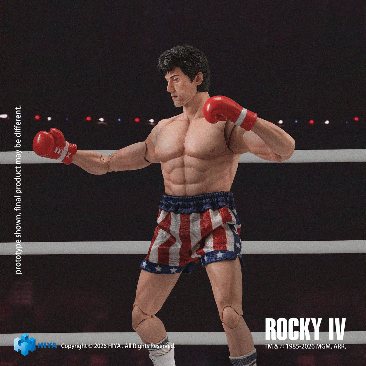 HIYA Toys Exquisite Super Series Rocky IV Rocky Boxer 1/12 Scale Action Figure