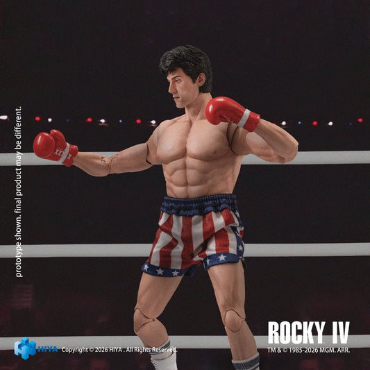 HIYA Toys Exquisite Super Series Rocky IV Rocky Boxer 1/12 Scale Action Figure