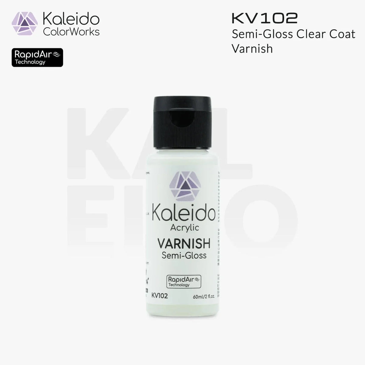 KV102 Varnish Semi-Gloss 60ml (Box of 6)