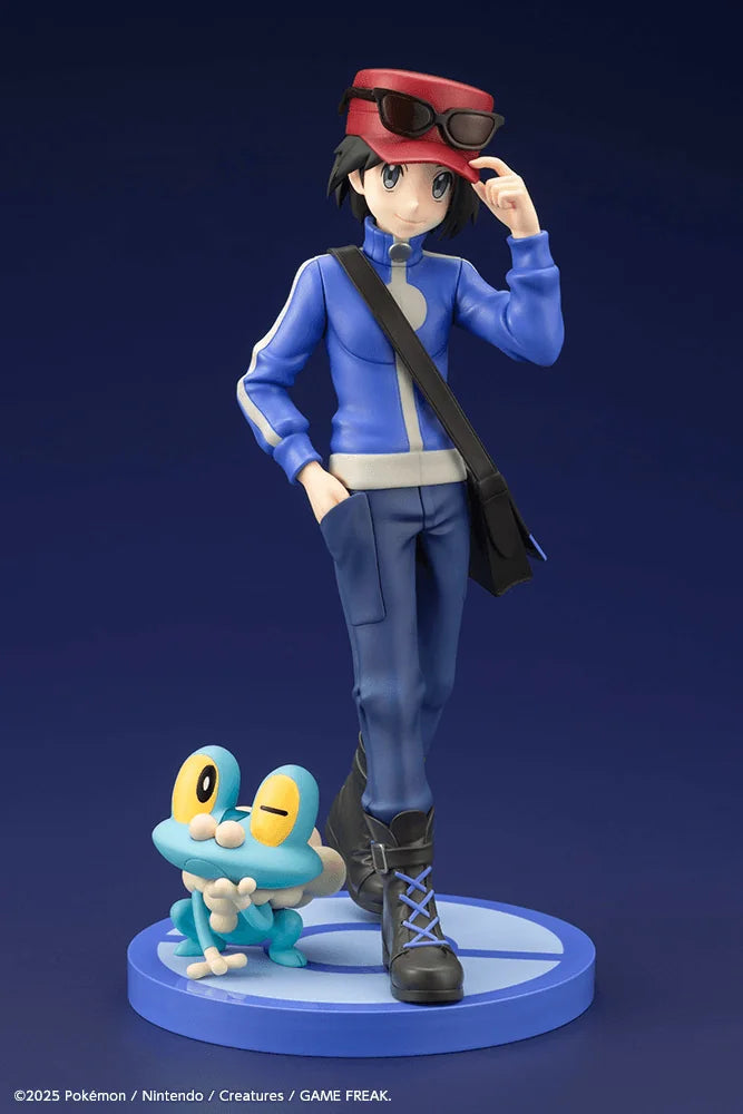 Kotobukiya Pokémon Calem with Froakie ARTFX J Statue Figure