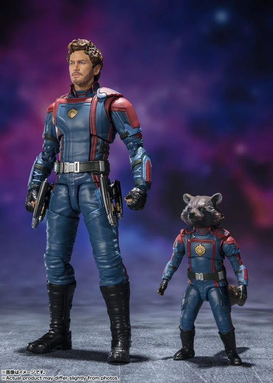 S.H. Figuarts Star-Lord & Rocket Raccoon Guardians of the Galaxy Vol. 3 Action Figure