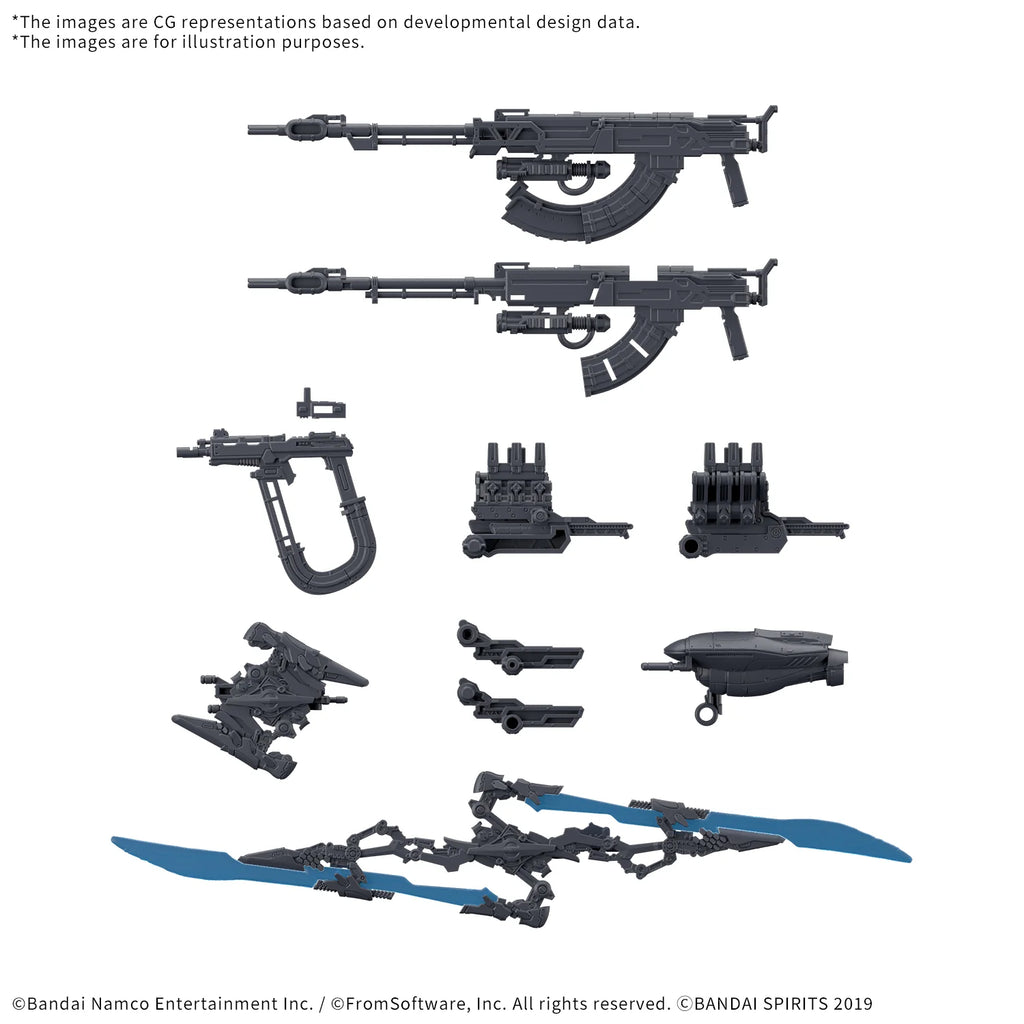30MM OPTION PARTS SET ARMORED CORE Ⅵ FIRES OF RUBICON WEAPON SET 06