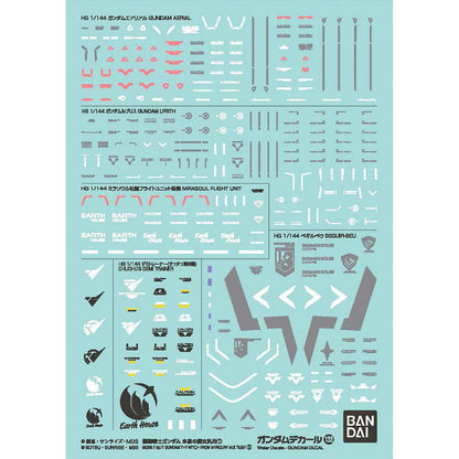 Gundam Decal No.133 Mobile Suit Gundam: The Witch from Mercury Multiuse 1