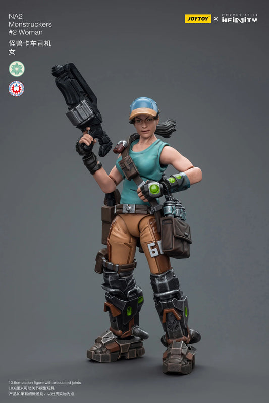 JOYTOY Original Series NA2 Monstruckers #2 Woman Action Figure