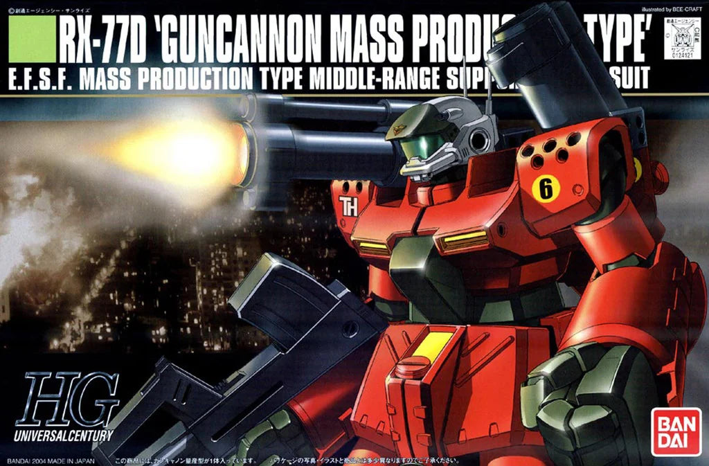 1/144 HGUC GUNCANNON MASS PRODUCTION TYPE-4573102591579